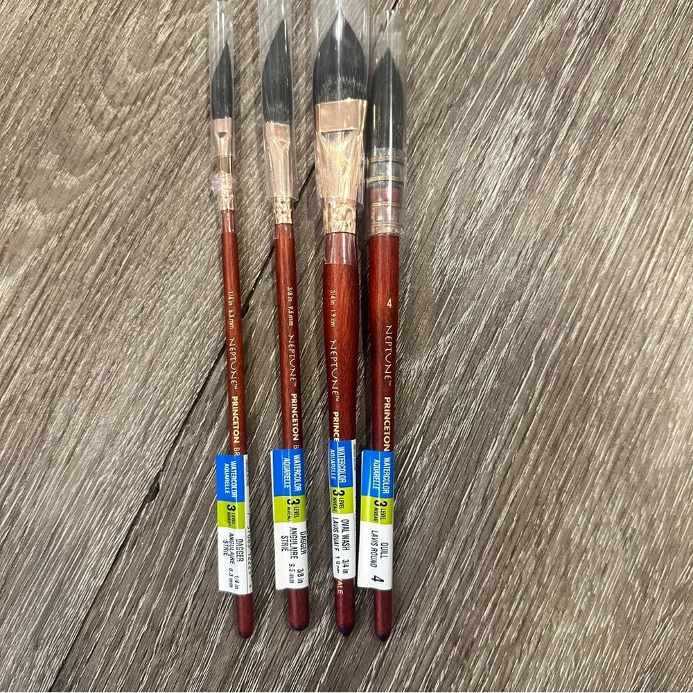 42 Holbein HWC Holbein Watercolor Paints with Paintbrushes + Watercolor Pads - Picture 9 of 12